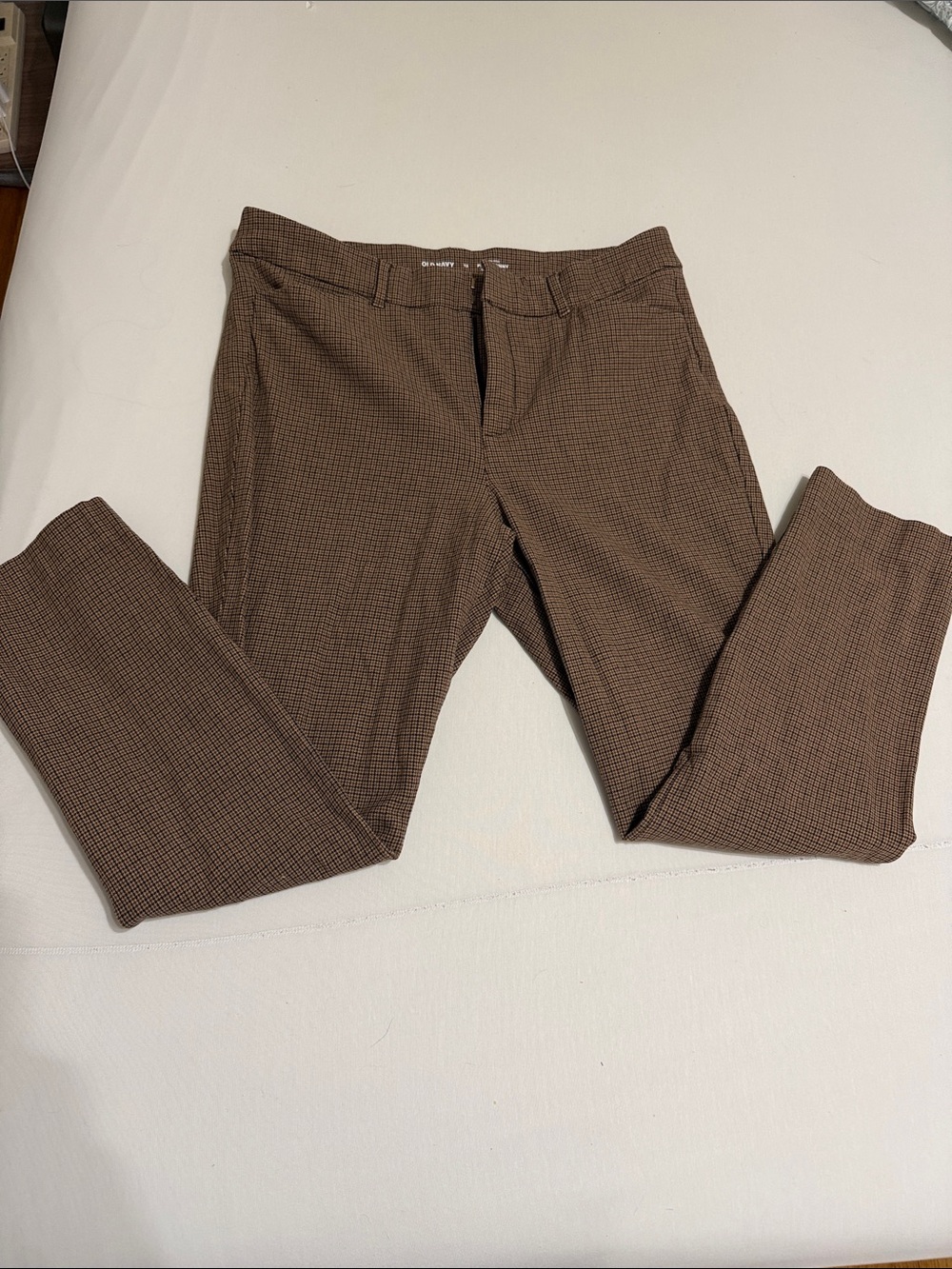 Old Navy Women’s Brown Checked Skinny Pants